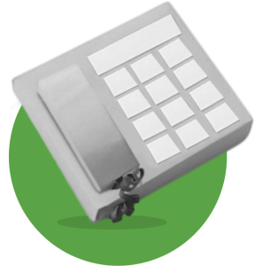 A telephone from the 90s.