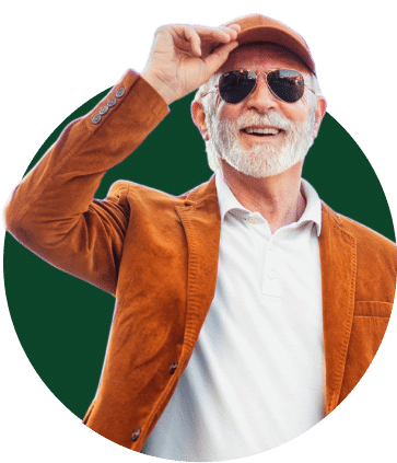 Man wearing sunglasses